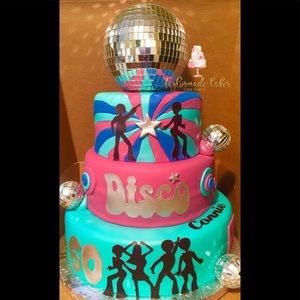 1970’s Disco Birthday Cake